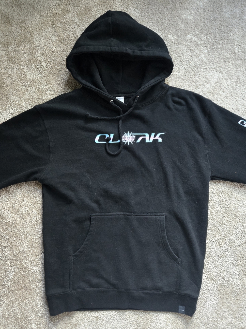 CLOAK Black Logo Hoodie - Black